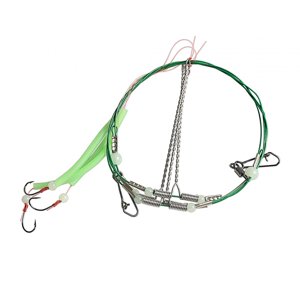 Ioensy - Líderes De Pesca Con Anzuelos, Alambre De Pesca, Aparejos De Anzuelo, Aparejos De Fondo De Pesca, Anzuelo De 20Mm X 9Mm