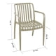 thumbnail image 3 of Pack 4 Sillas Terraza Plástica Giza Taupe, 3 of 6