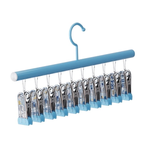 Magideal - Organizador De Ropa Interior Para Lavandería, Secado De Ropa Interior, Organizador De Interior, Pinzas Para Calcetines De Bebé, Percha Para Sombreros,