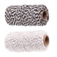 thumbnail image 1 of 2 Hilos De Algodón De 328 Pies De Colores Para Manualidades, Color Blanco Y Plateado., 1 of 6