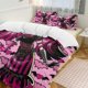 thumbnail image 1 of Monster HighCartoon Collection 3-Piece Comforter Set, Personalized Bedding Decor for Kids And Teens Bed Sheets, 1 of 5
