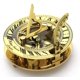 thumbnail image 2 of Reloj Reloj de Sol Náutico Réplica Bronce con Brújula en Caja, 2 of 7