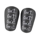 thumbnail image 5 of 2 piezas espinilleras de fútbol espinilleras de fútbol juego de fútbol compacto adultos niños pequeña manga de pantorrilla espinillera protección de 8cmx5cm, 5 of 5