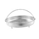 thumbnail image 1 of Cesta De Vapor De Acero Inoxidable, Red De Malla Grande, Cesta Redonda Para Vaporizador De Verduras, 24,5 Cm, 1 of 5