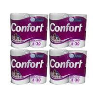 Pack 16 Rollos Papel Higiénico Confort Doble Hoja 30Mts