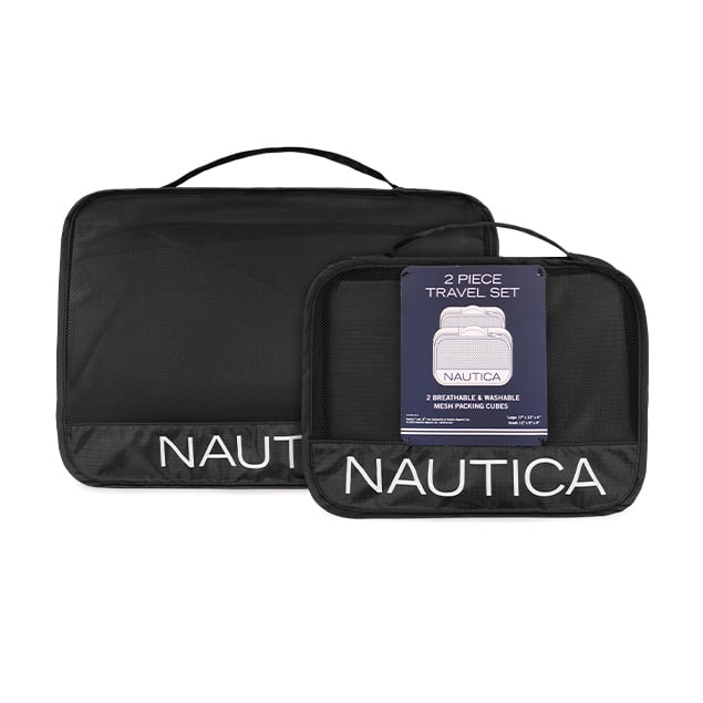 Nautica - Organizador De Viaje - 2pzas. Negro