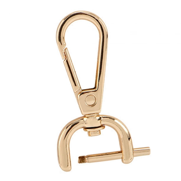 Ganchos De Presión Giratorios Reemplazo DIY Artesanía Gatillo Clips Broches De Langosta Giratorios 16 Mm Oro