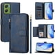 thumbnail image 1 of Funda Billetera Cremallera para Motorola Moto G06 4G con Porta Tarjetas, Soporte y Correa Azul, 1 of 5
