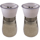 thumbnail image 1 of Juego de molinillos de sal y pimienta: molinillos de cerámica ajustables para especias, ideal para la mesa de la cocina., 1 of 5