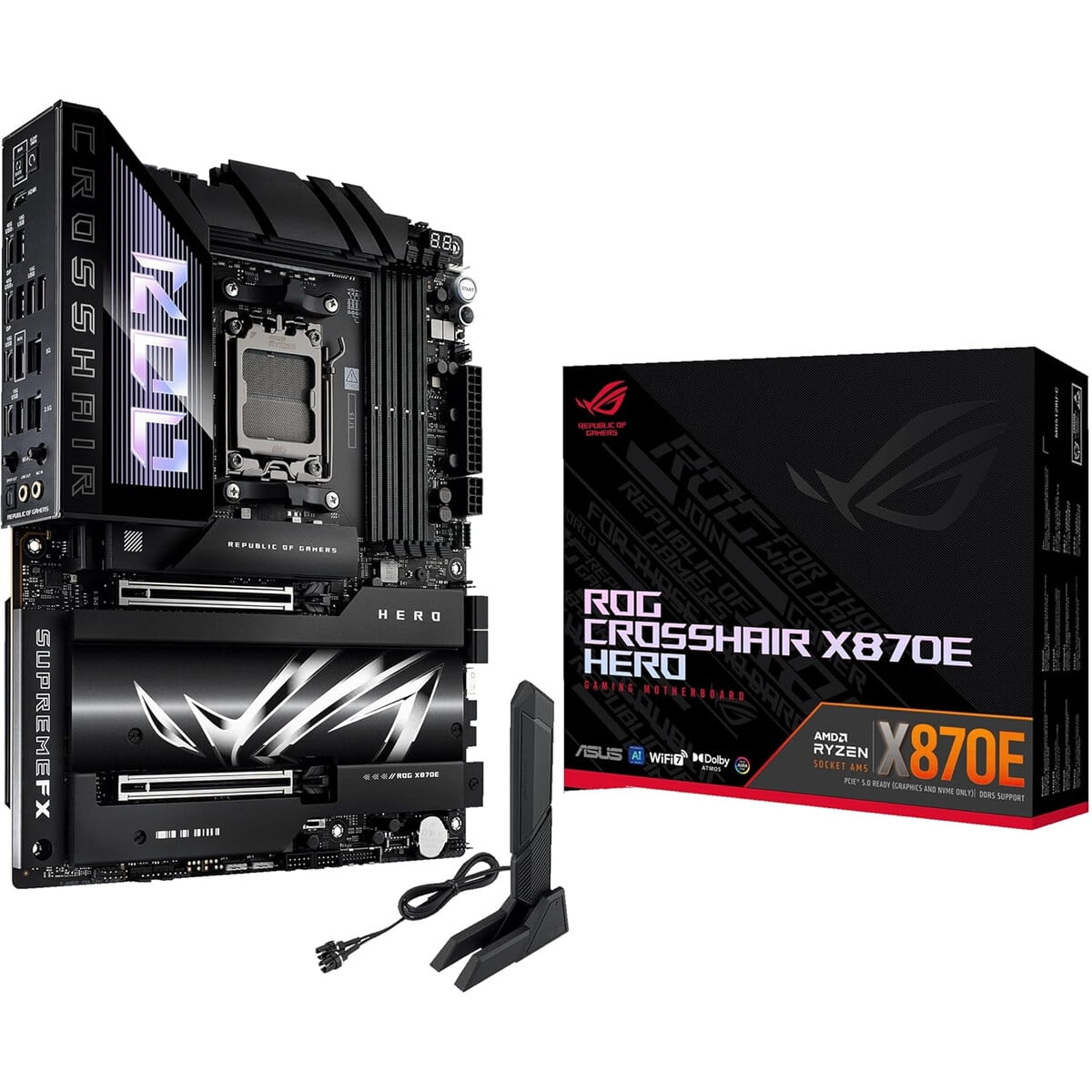 Placa Madre Asus Rog Crosshair X870e Hero Atx Am5
