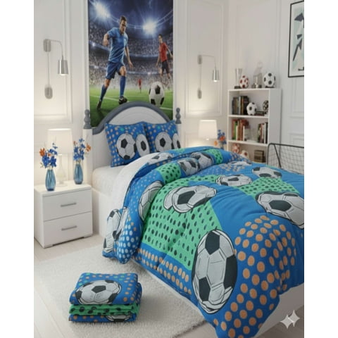 Mylhogar - Juego De Cubrecama Más Sábanas Con Chiporro Plaza Y Media Extra Suave Térmico Premium