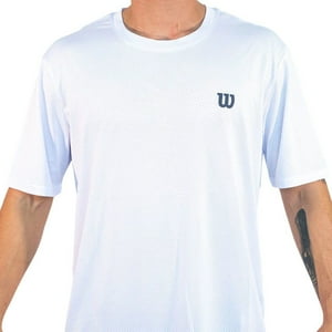 Polera Wilson Mesh Blanca Tenis Padel