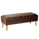 thumbnail image 2 of Banqueta Provenza Tachas 2c Felpa 04 Chocolate, 2 of 2