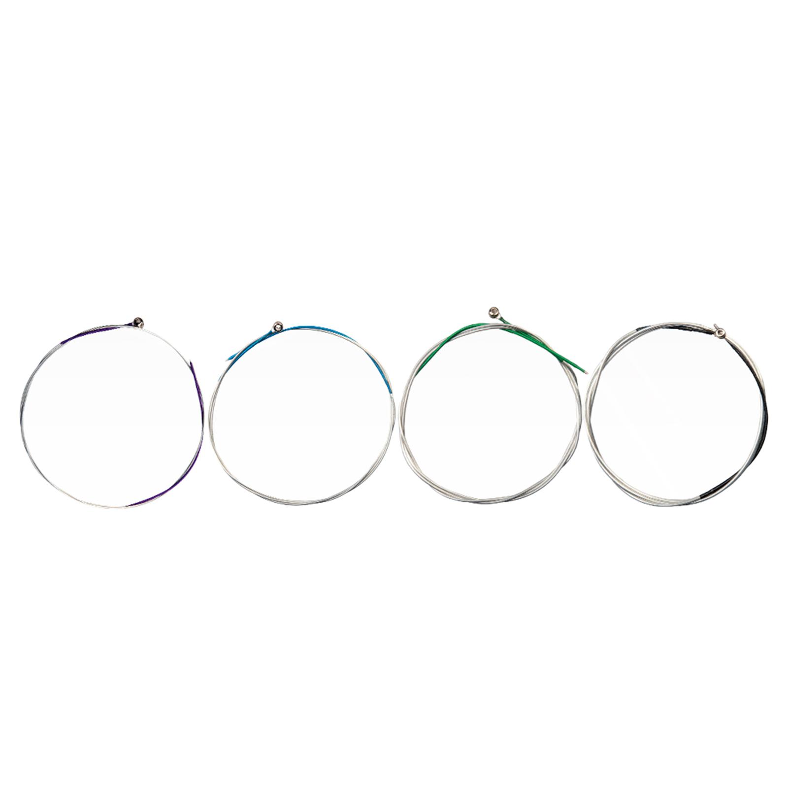 Bothyi - 4X Reemplazo Del Kit De Reparación De Cuerdas De Alambre De Violín Con Extremo De Bola Para Practitioner 1/4 1/2