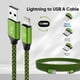thumbnail image 4 of Cargador iPhone KREMORV Pack de 5 Cables de 3 m Certificado MFi y Carga Rápida, 4 of 7