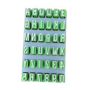 Magideal - Juego De Sellos De Arcilla Con Letras Del Alfabeto, Sellos Reutilizables, Moldes De Letras Hechos A Mano Para Hacer Cerámica En Casa, Manualidades De Mayúsculas