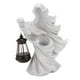 thumbnail image 3 of Estatua De Bruja Con Linterna, Obra De Arte Para Vacaciones, Bar, Decoración De Casas Embrujadas, Color Blanco, 3 of 5