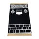 thumbnail image 3 of Alfombra De Oración Gruesa Tradicional Eid Ramadan Mat Para Niños Hombres Mujeres Ramadan Gift 70x110cm Negro, 3 of 5