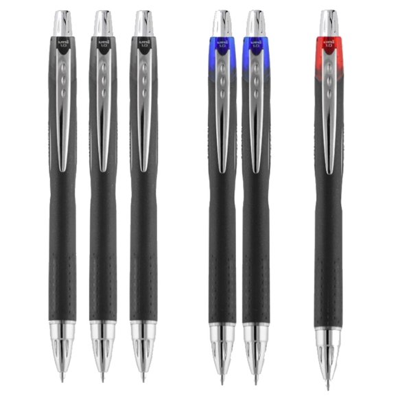 Bolígrafos Ascendesk 1.0mm Bold pack de 6 - negro, azul y rojo