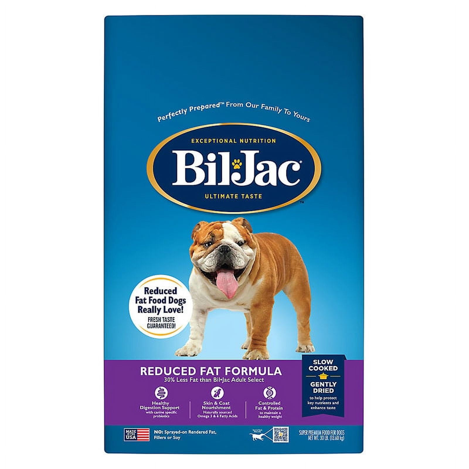 Bil Jac - Alimento Adulto Reduced Fat Formula Control Peso 13.6 Kg