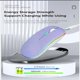 thumbnail image 5 of Ratón inalámbrico Bluetooth Guiheng recargable LED morado, 5 of 7