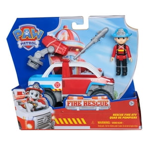 Equipo De Rescate De Bomberos Con Ryder Paw Patrol