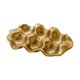 thumbnail image 2 of Soporte De Cerámica Para Huevos, Práctica Bandeja Para Huevos Para Despensa, Estantes, Cajón, Refrigerador, Dorado, 2 of 5