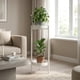 thumbnail image 2 of Porta Macetero Pedestal Para Plantas 2 Niveles Estante M blanco, 2 of 9