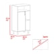 thumbnail image 3 of Biblioteca Baja 1 Puerta Bryce 111,5x60x39,9 Cm Blanco Y Fresno, 3 of 3