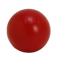 Pelota Pushn-Play De Juguete Para Perros Jolly Pets, Pequeña, 4.5 Pulgadas, Roja