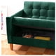 thumbnail image 5 of Futón Sofá Cama Genova Tela Velvet Verde, 5 of 8