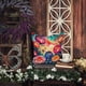 thumbnail image 5 of Almohada Decorativa Con Peonías Coloridas 14x14, 5 of 6