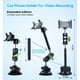 thumbnail image 2 of Soporte de teléfono para coche - Soporte metálico universal ultraduradero, con rotación de 360°, ventosa para parabrisas, para todos los smartphones, incluidos iPhone, Samsung y más.-Ampliado, 2 of 9