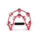 thumbnail image 2 of Pandero Doble Media Luna Metalico Rojo HX0053, 2 of 3