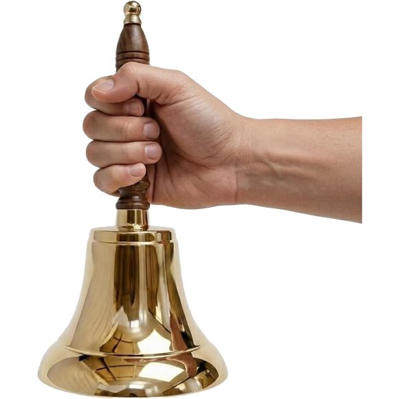Campana de mano The Metal Magician de bronce macizo