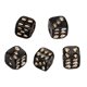 thumbnail image 4 of 5pcs Skull Dice 6-Sided KTV Entertainment Game Pool Toys Favor Props Silver, 4 of 5