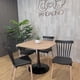 thumbnail image 5 of Comedor Mesa Tulip 90x90 cm + 4 Sillas Windsor Negra | Diseño Compacto negro, 5 of 14