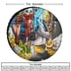 thumbnail image 2 of Undertale Funda para neumático de repuesto de tela Oxford - Tela Oxford 71CM, 2 of 6