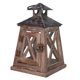 thumbnail image 4 of Luces de madera Candelabro Artesanía Candelabro Soporte Adornos a prueba de viento B, 4 of 5