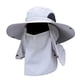 thumbnail image 3 of Sombrero Para El Sol Con Visera Extraíble Con Solapa Para El Cuello, Sombrero De Pesca Para Adultos De Ala Ancha, 3 of 5