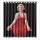 thumbnail image 1 of Cortina de ducha de la famosa Marilyn Monroe con ganchos (167 x 183 cm), 1 of 3
