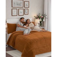 Imac Hogar - Plumón Cubrecama Chiporro Plaza Y Media Extra Cálido Invierno Premium