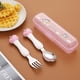 thumbnail image 4 of 304 Stainless Steel Dinosaur Baby Children's Portable Tableware Cartoon Spoon Fork Learning Training Chopsticks Fork Spoon Set, 4 of 5