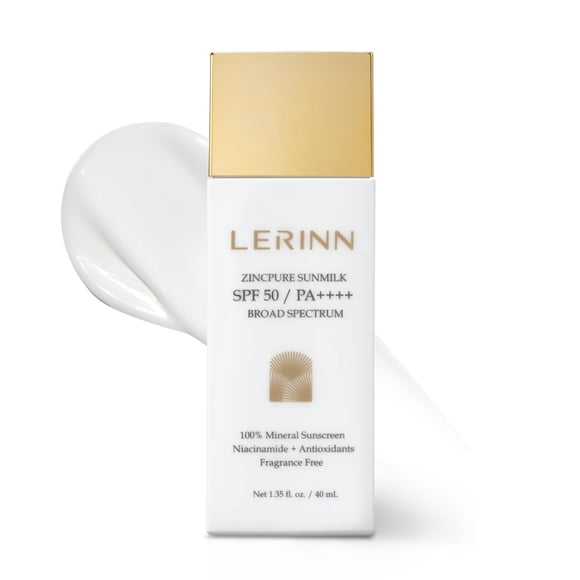 Protector solar Lerinn ZincPure Sunmilk SPF 50/PA++++ 40 ml