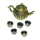 thumbnail image 4 of Juego De Teteras Para Casa De Muñecas Accesorios De Cocina De Metal 1:12 Hada Para Vino Dorado, 4 of 5