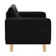 thumbnail image 5 of Sofa Bote 1c Felpa 05 Negro, 5 of 6