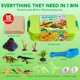 thumbnail image 3 of Sensory Bin Toy Klever Kits con diseño de dinosaurio que brilla en la oscuridad, más de 3, 3 of 8