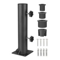 Magideal - Soporte Para Sombrilla De Patio, Soporte Para Sombrilla, Base De Sombrilla De Metal Resistente, Soporte Para Mástil De Bandera Para Terraza, Balcón, P