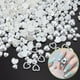 thumbnail image 1 of 500 Pcs Half White Pearls Heart Nail Beads Charms Mixed Sizes Spring Summer Flatback ABS Heart Assorted Pearls Heart Beads 3D Nail Art Charms Material Embellishments For Nail Art DIY Crafts Accessorie, 1 of 2