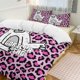 thumbnail image 1 of Pink White Gorilla Tag Comforter Set Soft 3 Pcs Twin Bedding Sets Thicken for All Season, 1 of 5